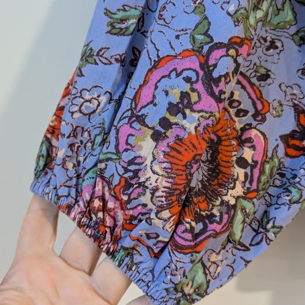 NEW Cleobella Brenna Floral Print Peplum - Picture 3 of 8